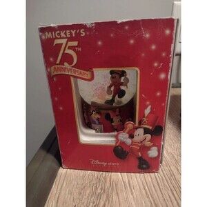 Disney Store Mickey's 75th Anniversary snow globe